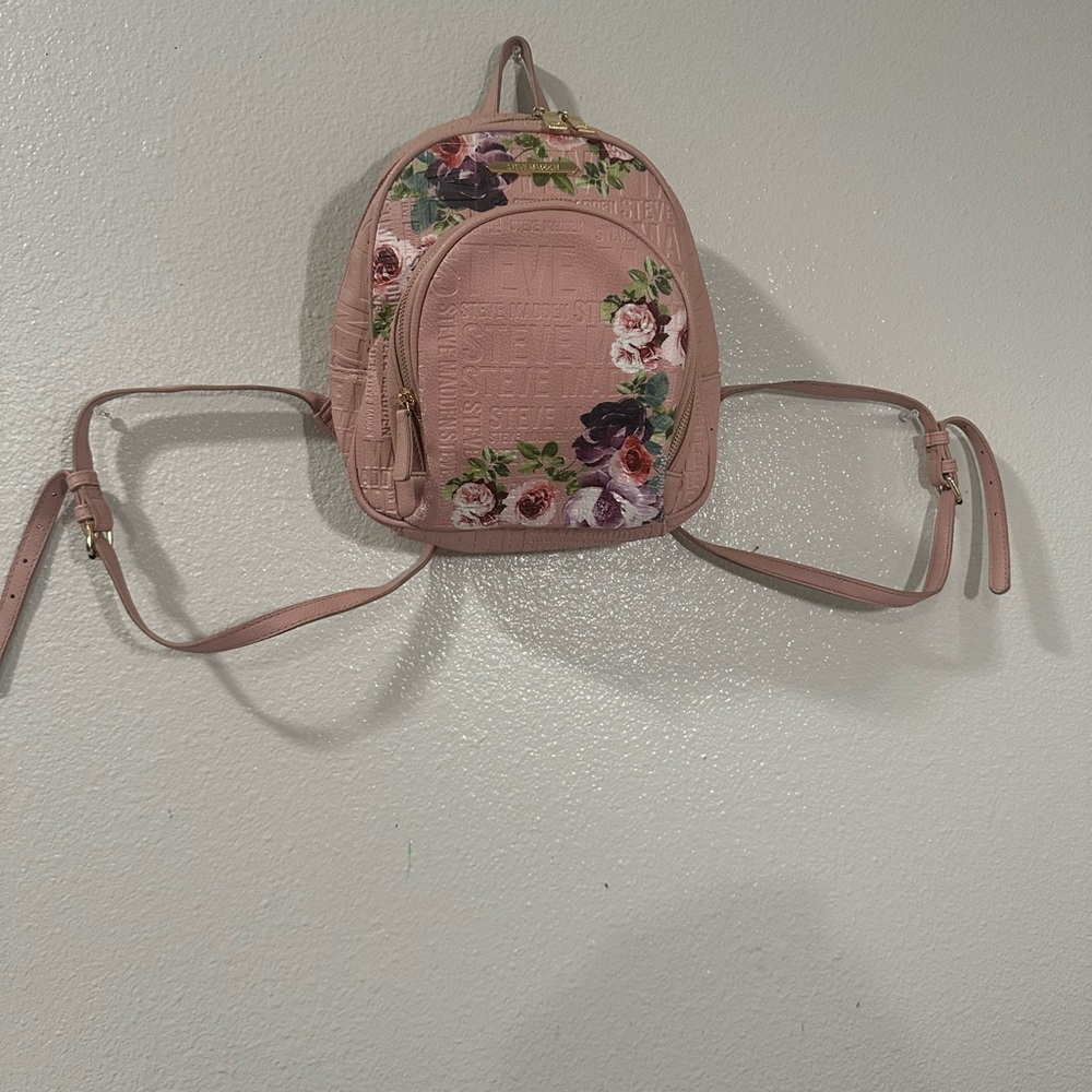 Brand new PINK Steve Madden mini backpack